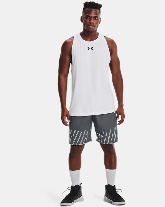 Men's UA Baseline Speed 10" Shorts, Gray, pdpMainDesktop image number 2